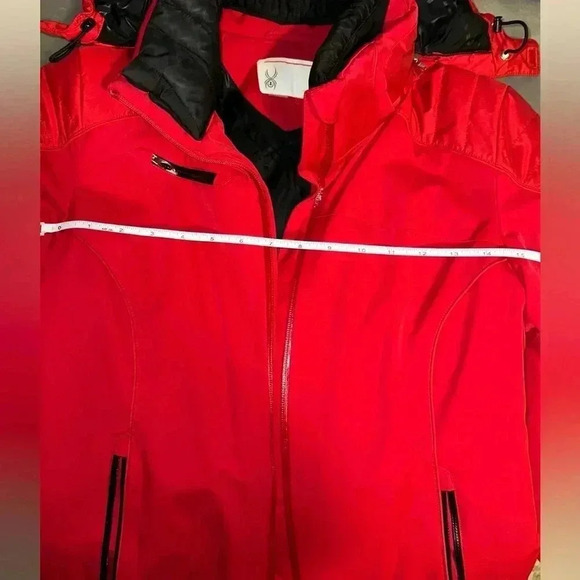 Spyder Ladies Red Posh Ski Jacket - Size 8 - Picture 13 of 14